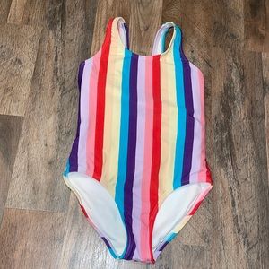 Abercrombie kids, girls swimsuit, size 9/10, Rainbow color
